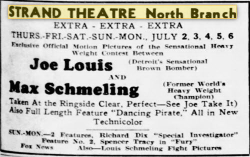 Strand Theatre - 01 Jul 1936 Ad